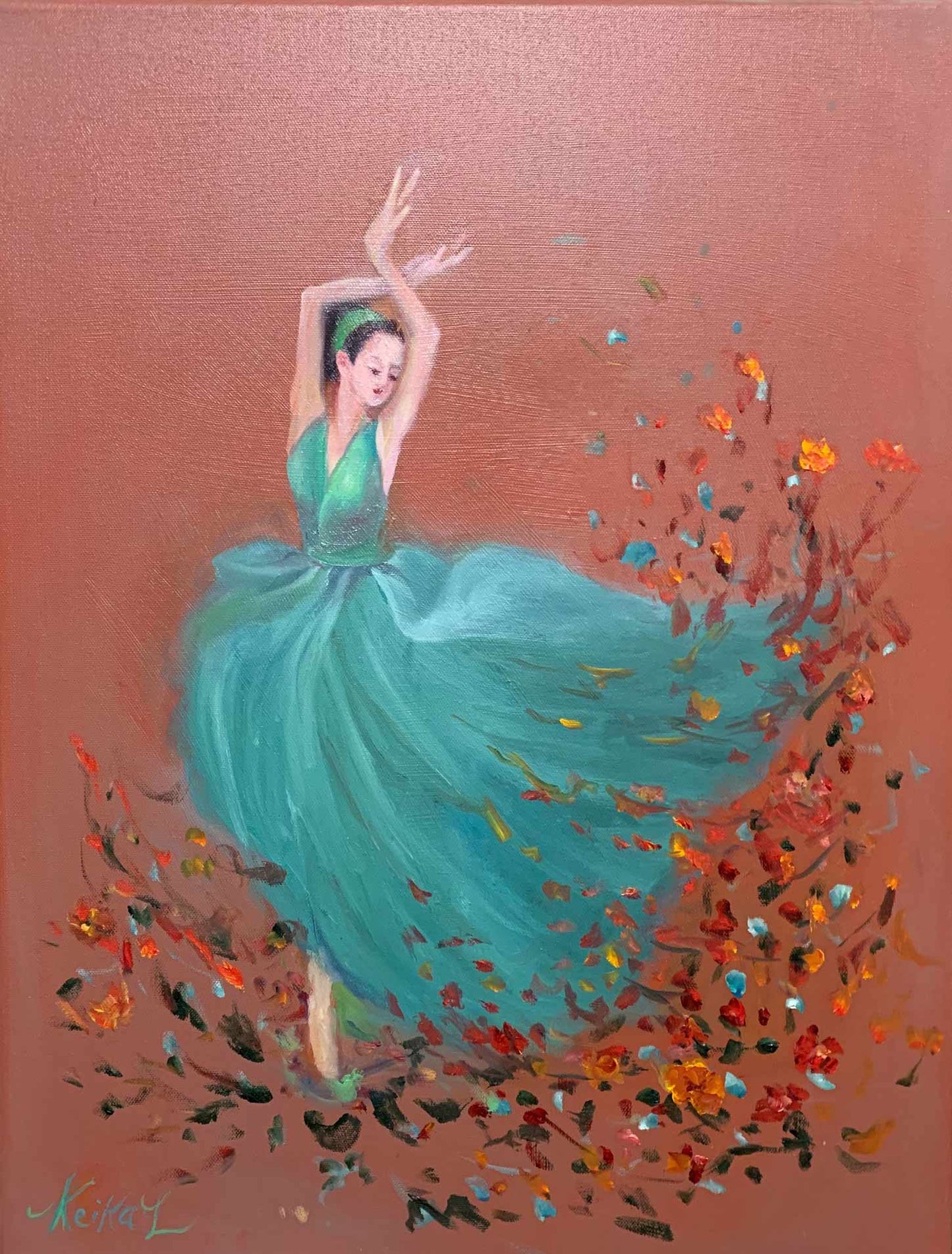 Ballerina - Oil Painting - 24"x18"
