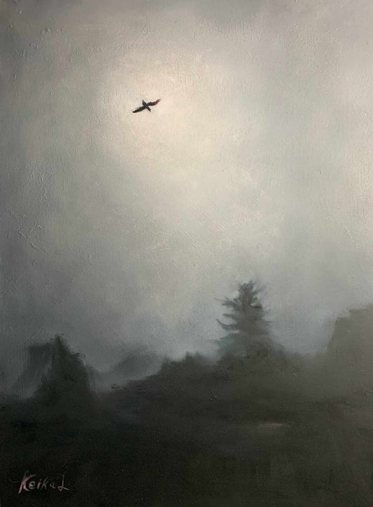 Fly High The Eagle - Oil Painting - 24"x18"